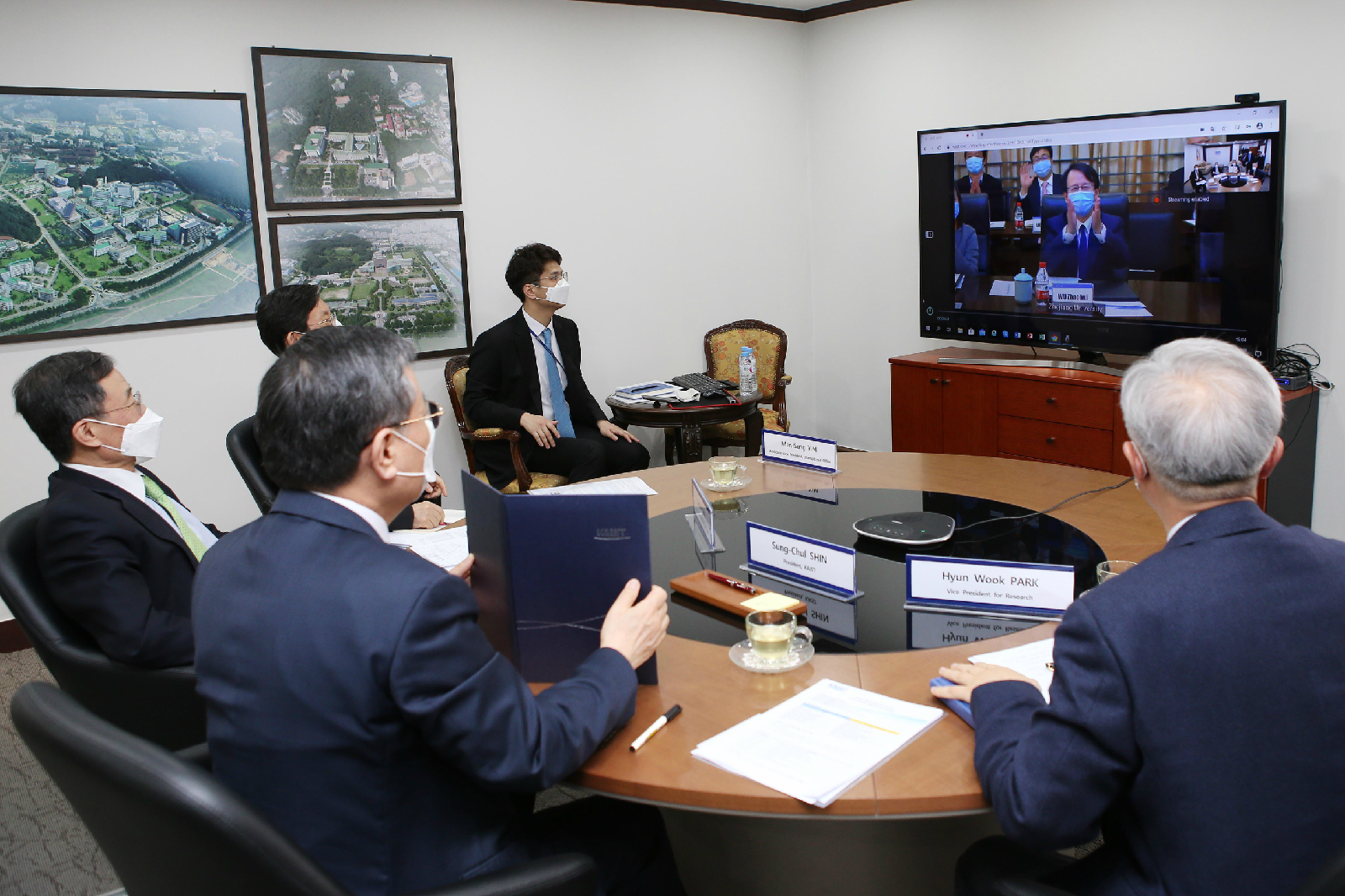 Cyber MOU Signing with Zhejiang University
