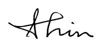 President Sung-Chul Shin Signature