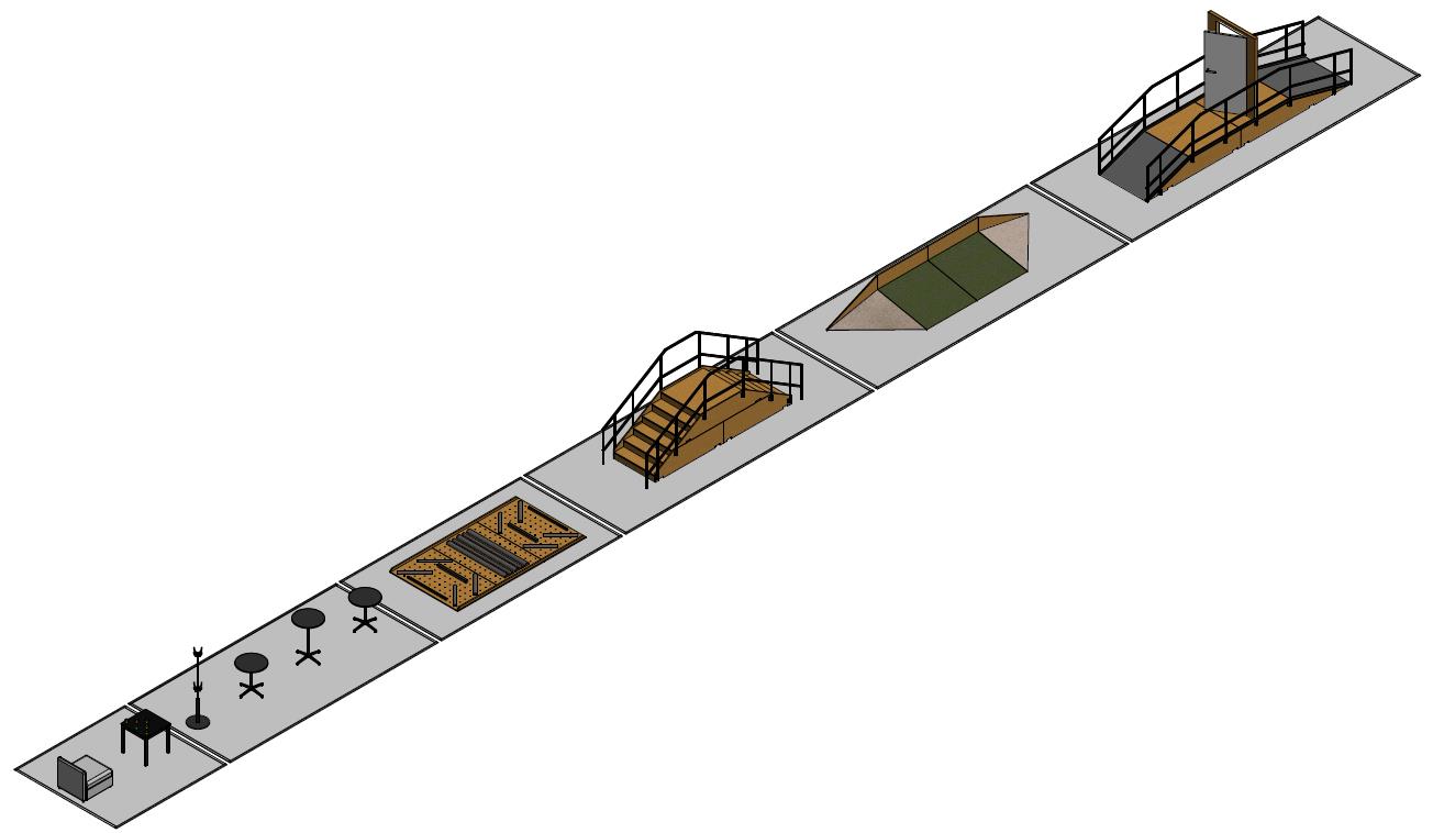 Overview of the Powered Exoskeleton Race.