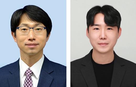 (왼쪽부터) 기계공학과 경기욱 교수, 윤정환 박사