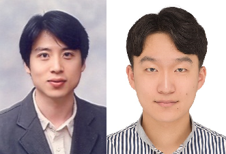 전원주 기계공학과 교수(좌), 박성민 기계공학과 박사과정(우)