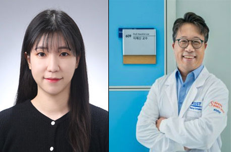 (왼쪽부터) 김은우 석박사통합과정, 이해신 교수